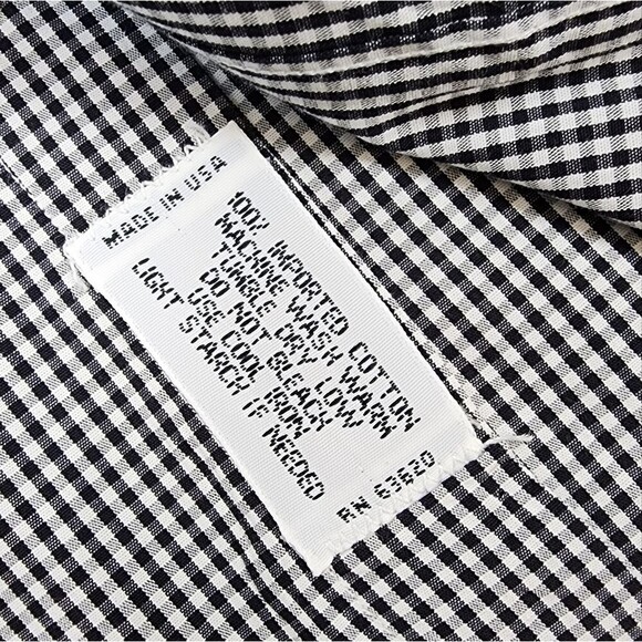 Burberry London Men's Gingham Button Down Dress Shirt Point Collar 3XT - Picture 5 of 9